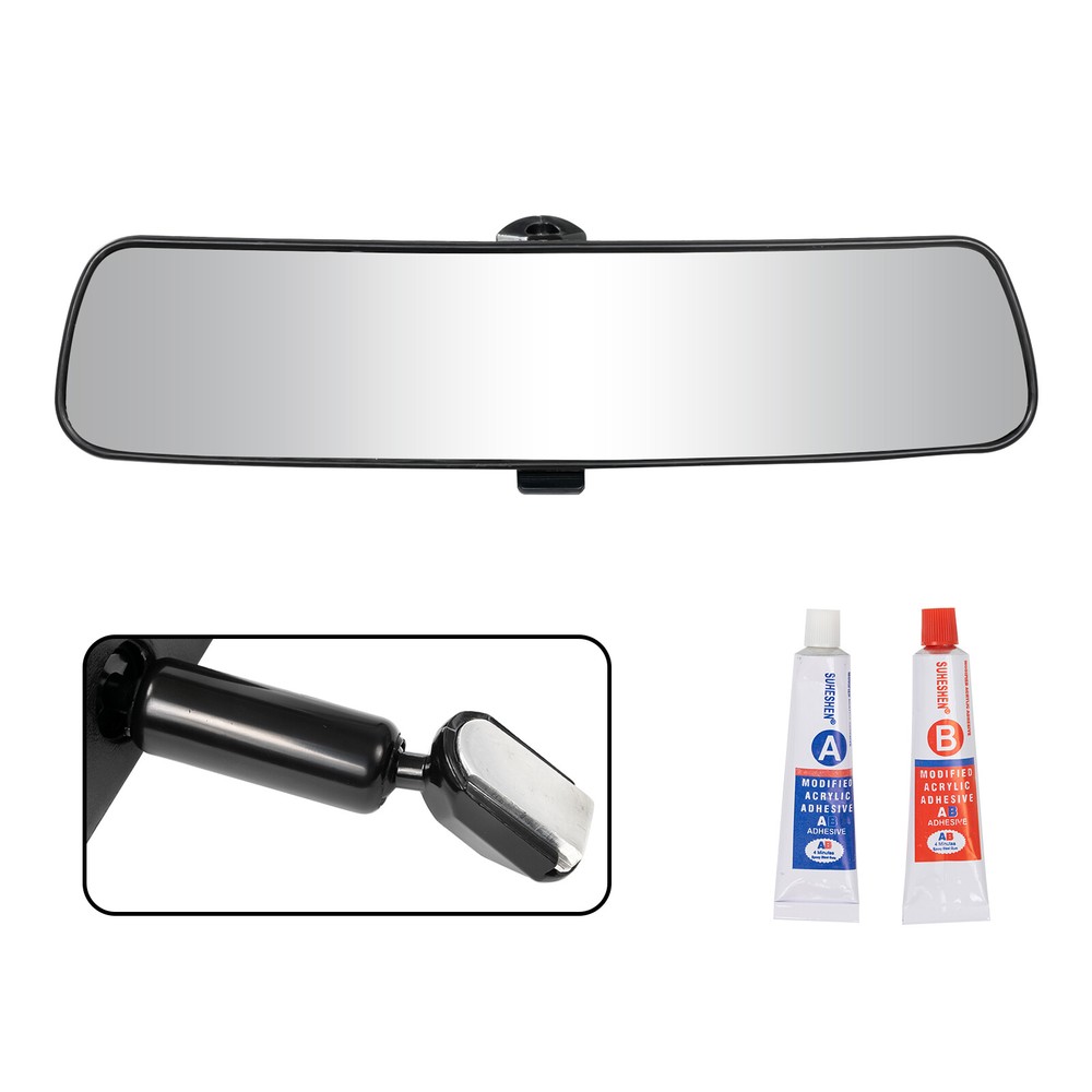 Rear View Mirror Universal Interior Replacement Driving Instructor Wide Safety