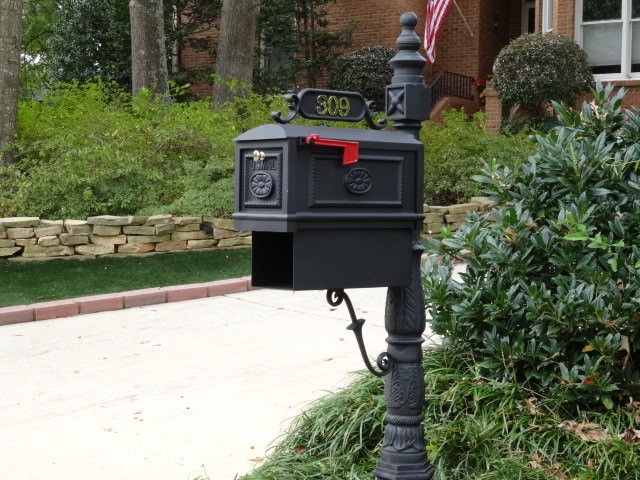 Better Box Mailbox with Paper Box - Black - Decorative Cast Aluminum Mailboxes