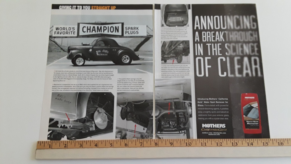 SOLID AXLE GASSERS - WILLYS RACE CARS - ORIGINAL 2012 ARTICLE
