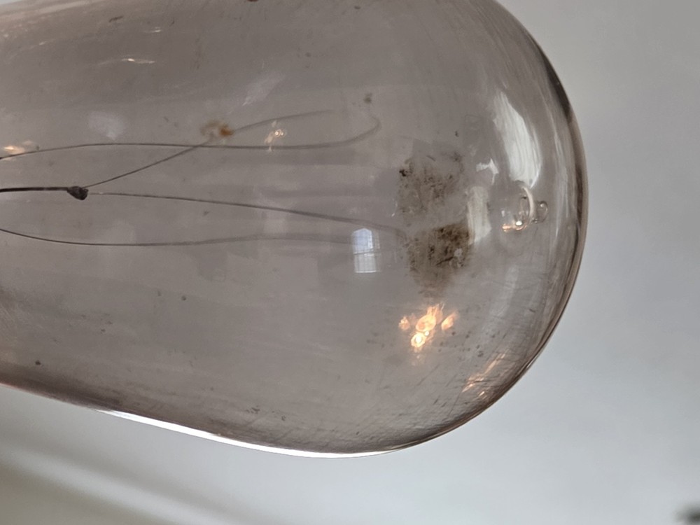 Antique Edison light bulb. Untested.