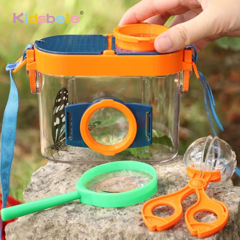 Bug Viewer Insect Box Magnifier Catcher Kids Science Exploration Toy