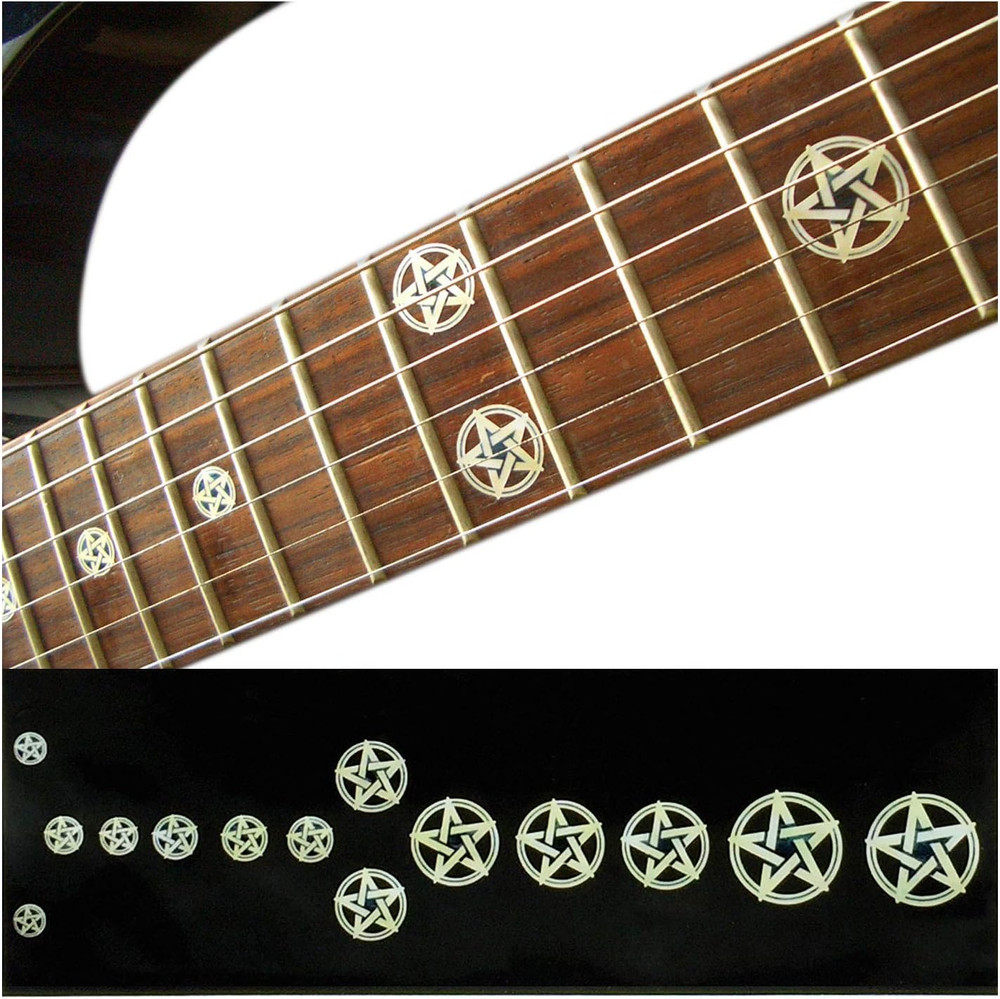Jockomo Pentagram Guitar Inlay Sticker