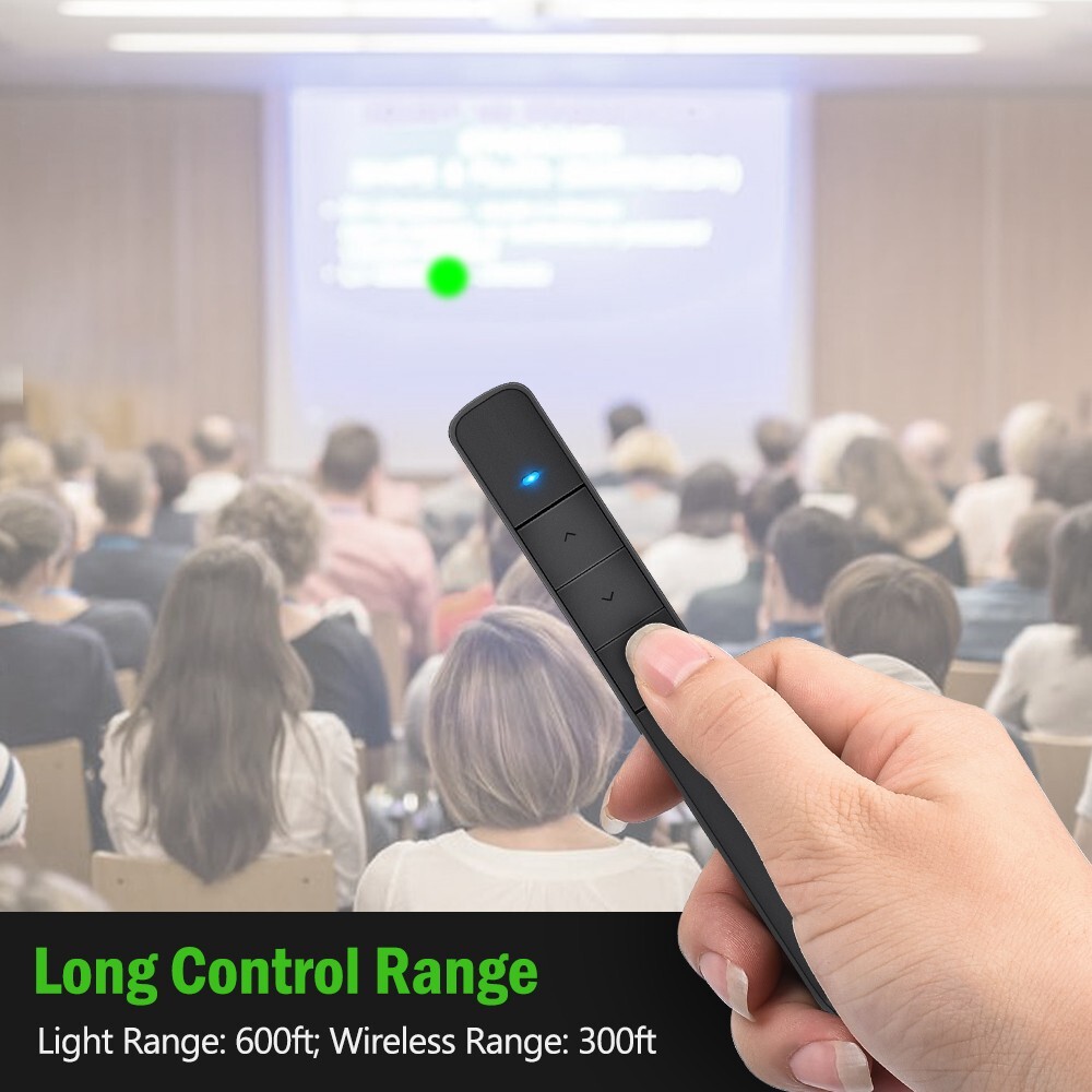 Presentation Wireless Presenter Remote USB Powerpoint Laser Pointer Clicker