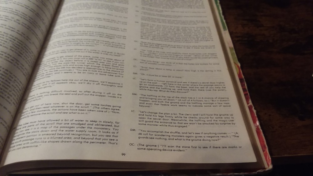 Advanced Dungeons & Dragons Dungeon Master's Guide 1st Edition 6th Beta 238 pp