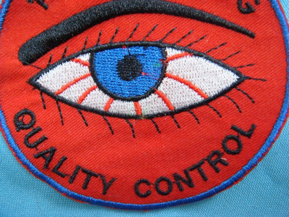 VIETNAM WAR PATCH, USAF 18th TACTICAL FIGHTER WING QUALITY CONTROL
