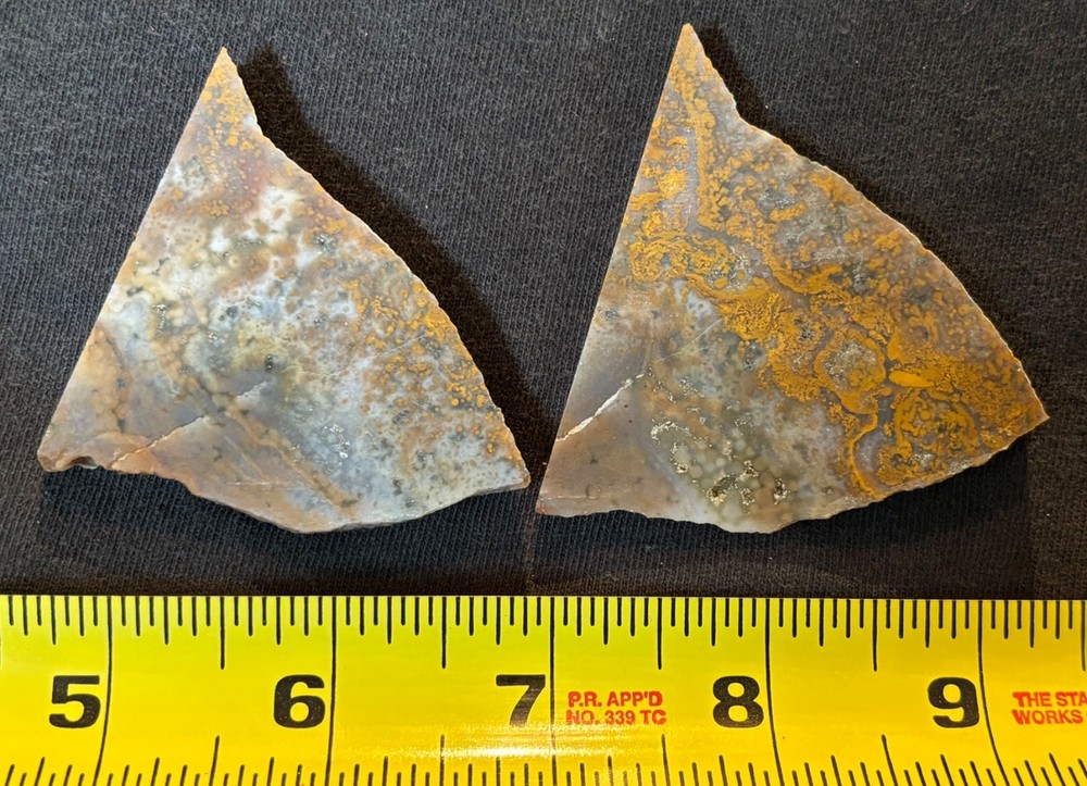 Ocean Jasper rock slabs (2) lapidary cabbing rough