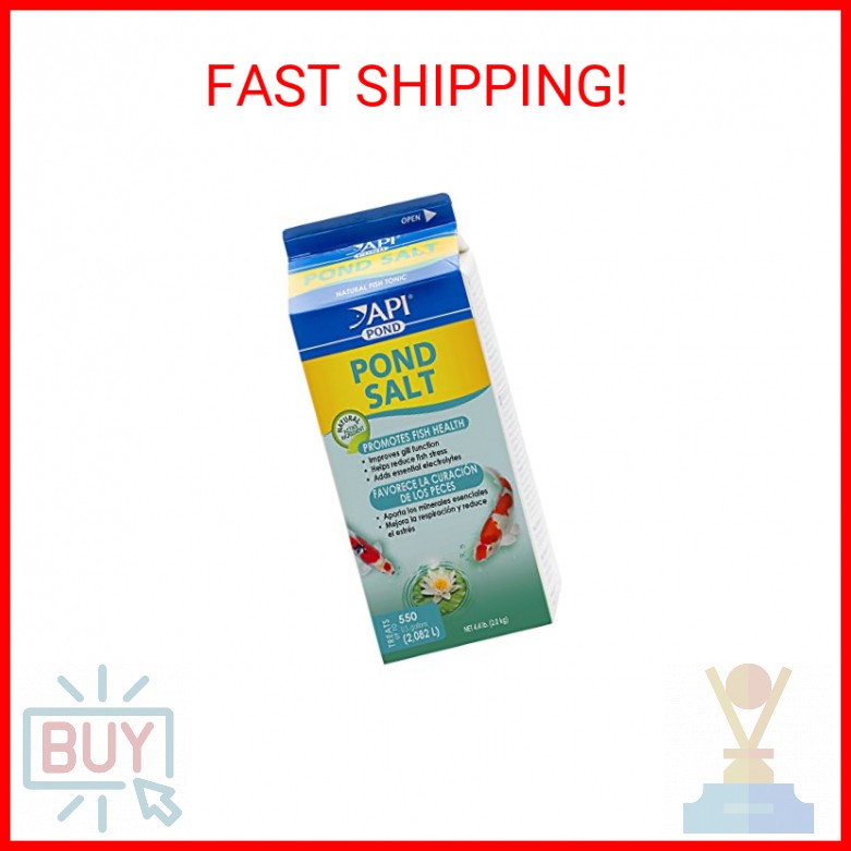 API POND SALT Pond Water Salt 4.4-Pound Container