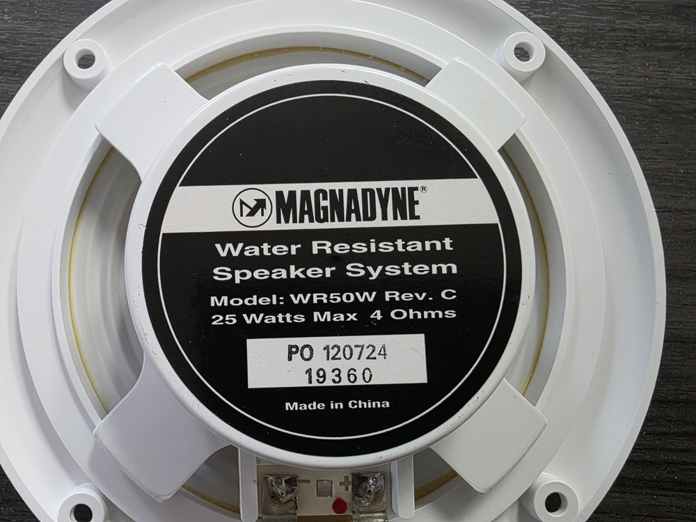 5" Water Resistant Speaker for Outdoors/ RV/ Marine