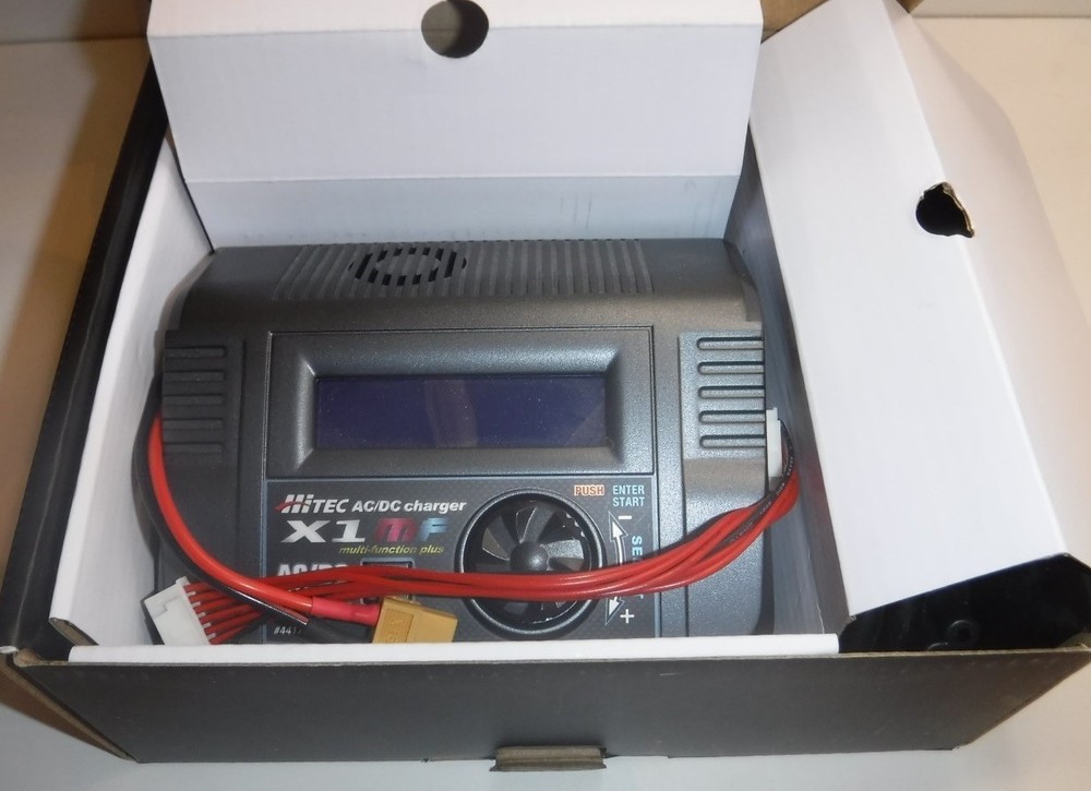 HiTEC X1 MF AC/DC 10A / 80W RC LiPo Battery Multi-Function Plus