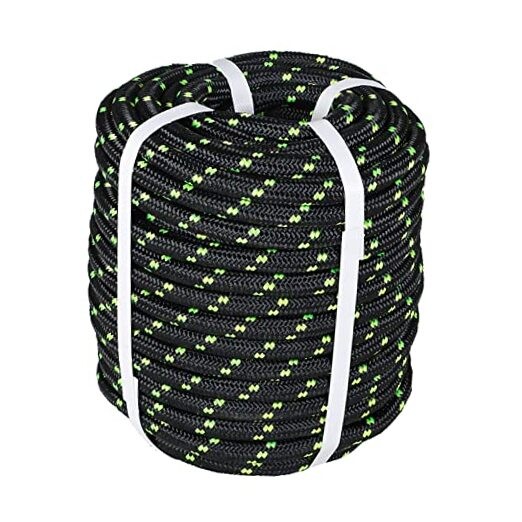 1/2 Inch x 200 FT Double Braid Polyester Rigging Ropes,Nylon Pulling Rope