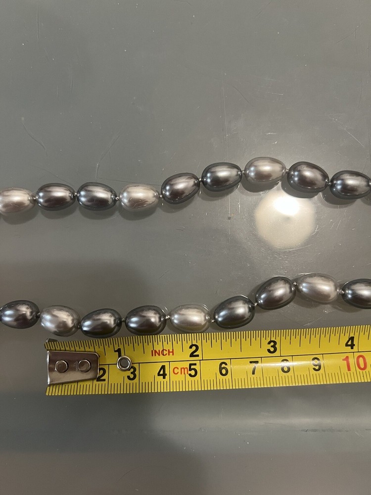 Monet faux pearl necklace