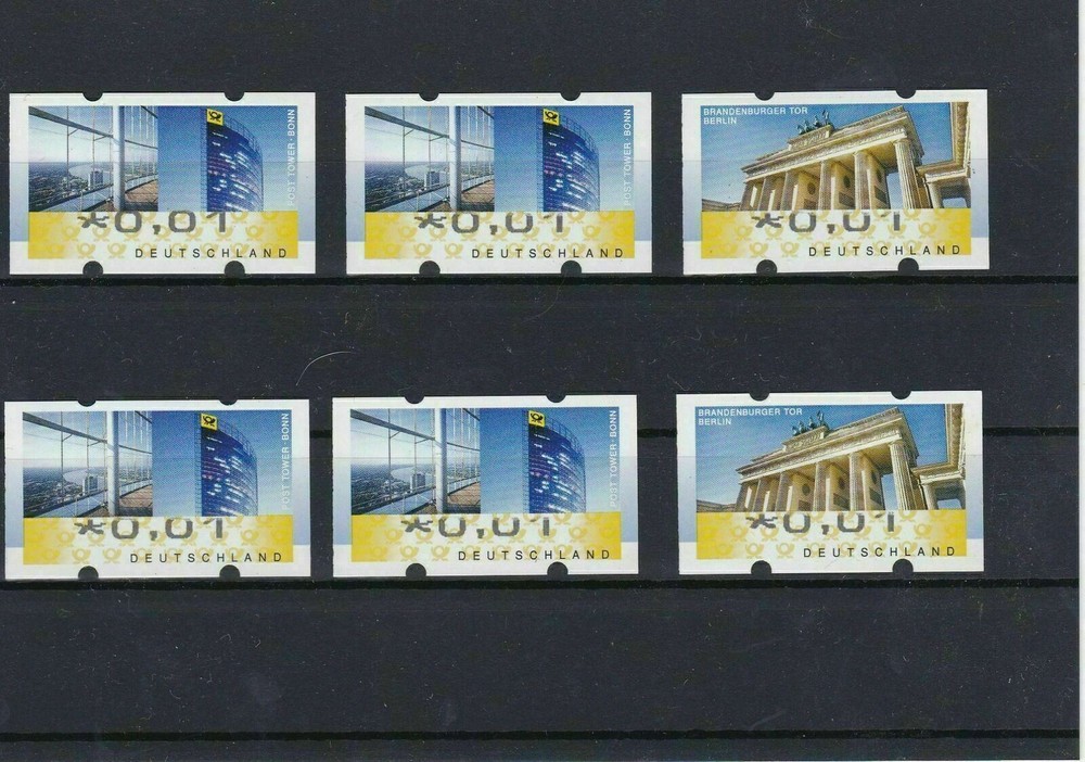Germany A.T.M Automatic Machine MNH Stamps Ref: R4445