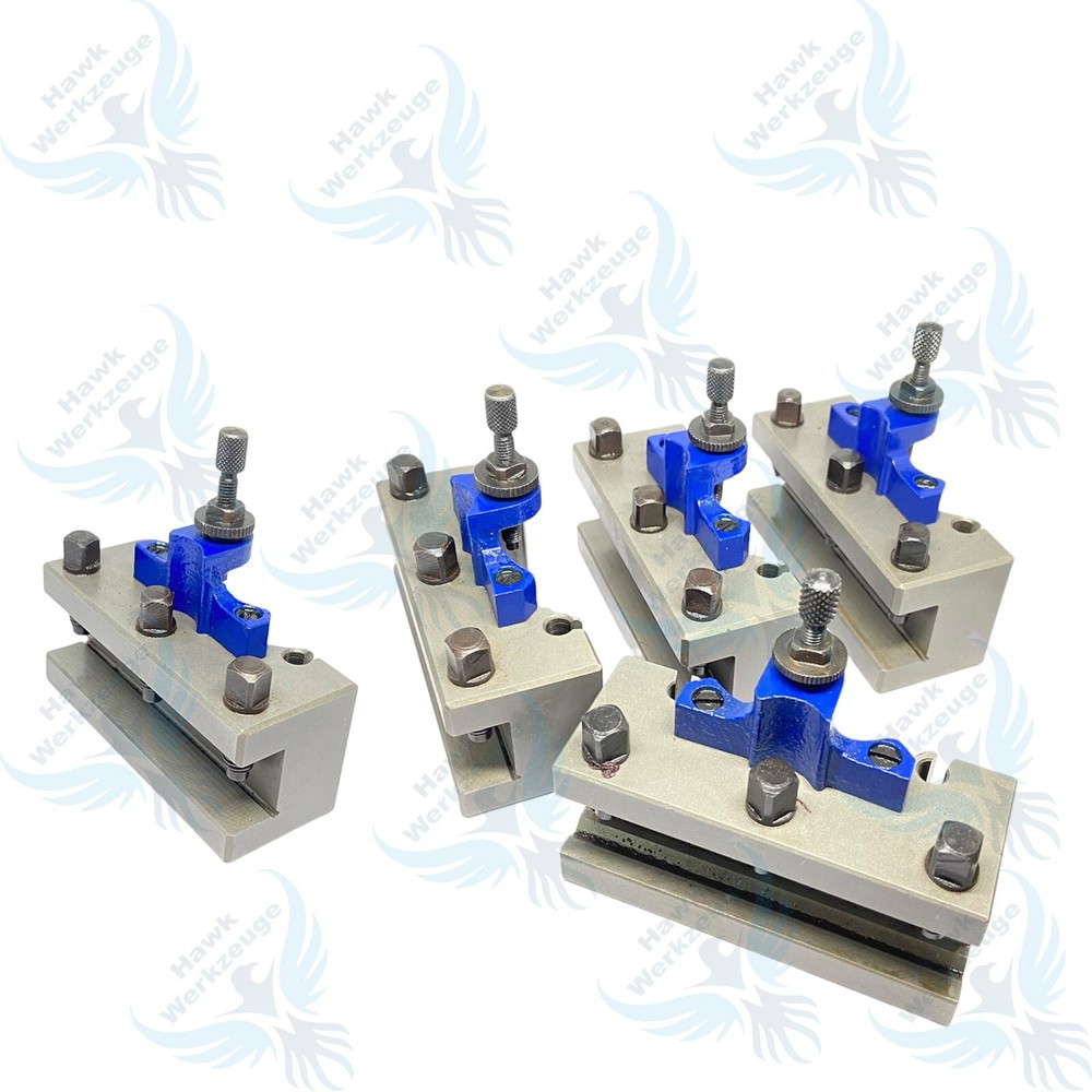 New Multifix Tools 40 Position Mini Lathe Quick Change Tool Post Holders 5Pc Set