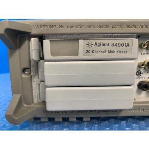 Agilent/Keysight 34970A + 34901A Data Logger Switch Unit Used Tested