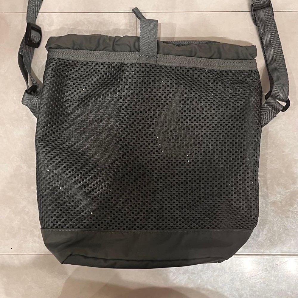 Good Condition Porter Screen Drawstring Shoulder Bag Gray