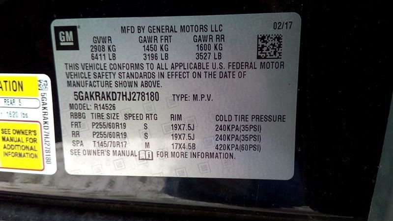 Speedometer MPH Without Front Camera Fits 14-17 ENCLAVE 103835031