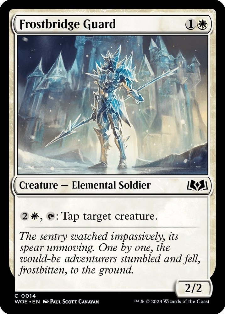Frostbridge Guard Wilds of Eldraine 14 MTG LP
