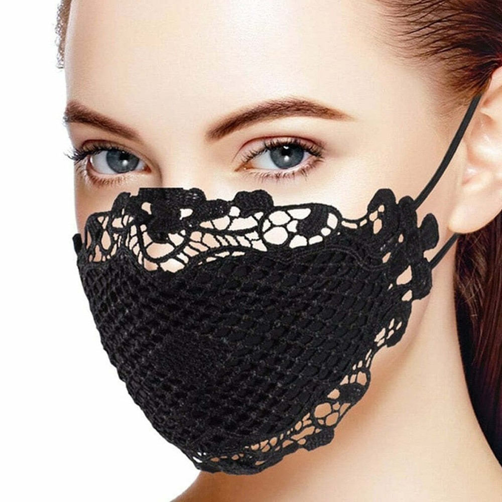 Adult Lace Applique Cloth Mask