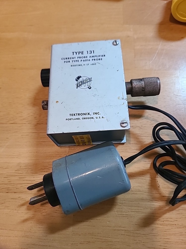 Tektronix P6016 Current Probe Amplifier Type 131, Untested