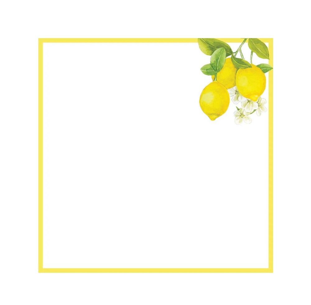 Designer Desk Notes - Amalfi Lemons