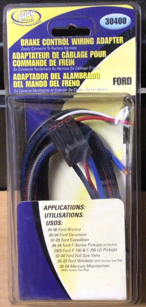 30400 BRAKE CONTROL WIRING ADAPTER VALLEY INDUSTRIES