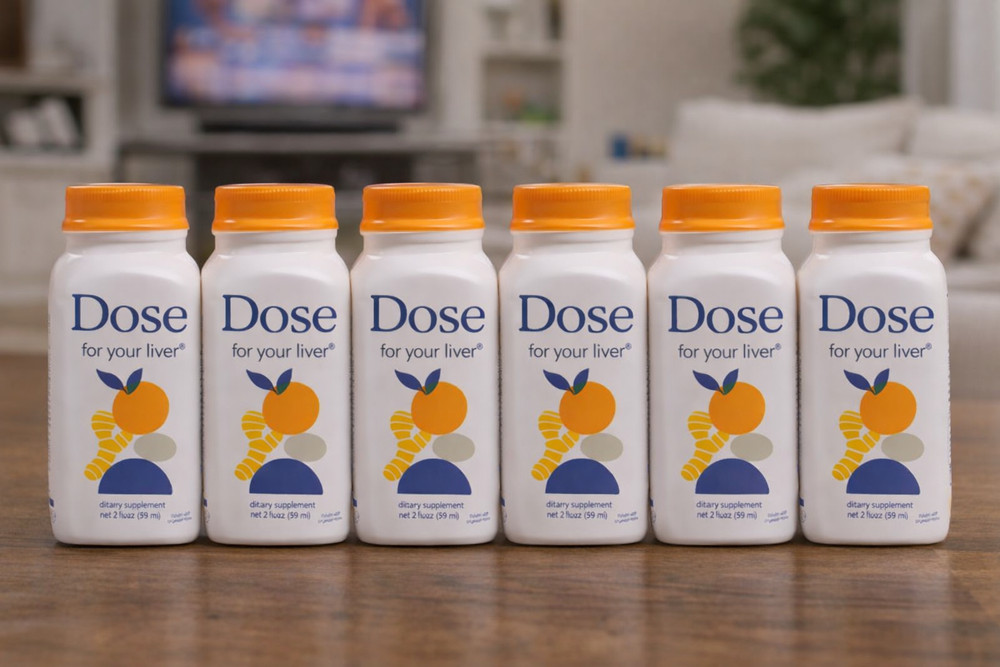 DOSE For Your Liver Support Supplement Cleanse 2oz 6 PACK