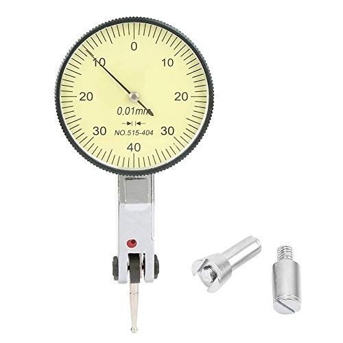 Dial Test Indicator, Lever Test Indicator Aluminum Dial Gauge Meter Tool for