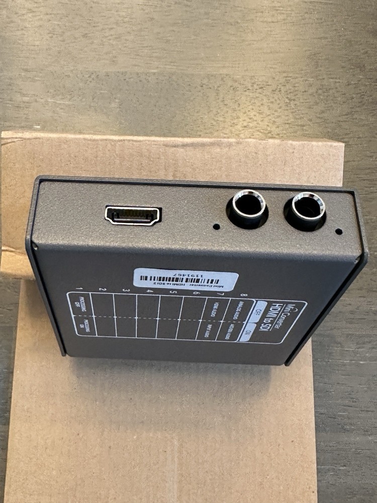 Blackmagicdesign HDMI to SDI AV Converter Encoder Scaler Streaming New In Box