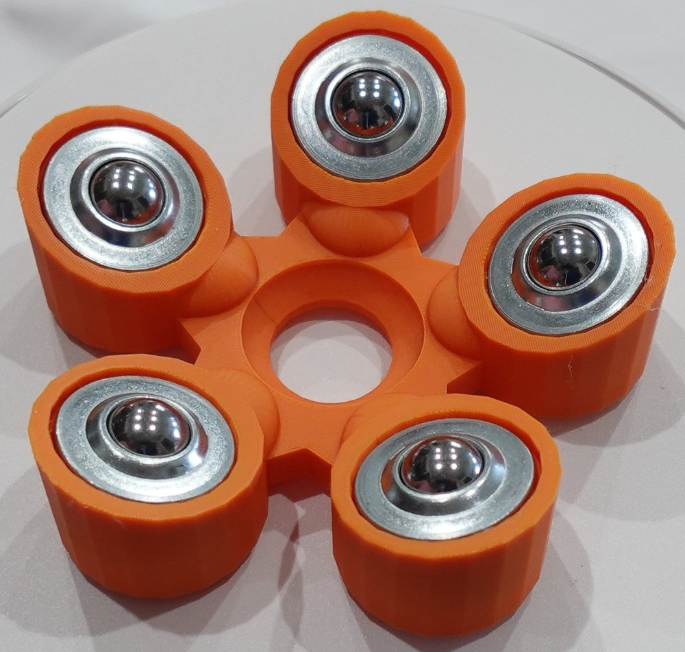 Bowling Ball Spinner Cup - Orange