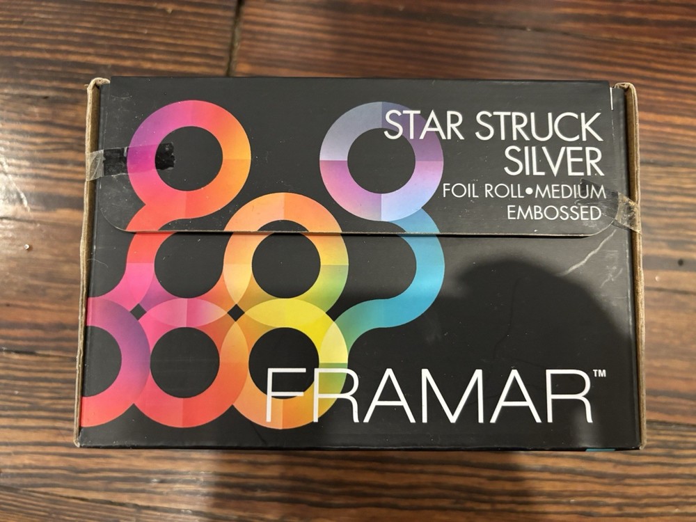 Framar Foil Roll Medium Embossed New In Box Highlighting Roll