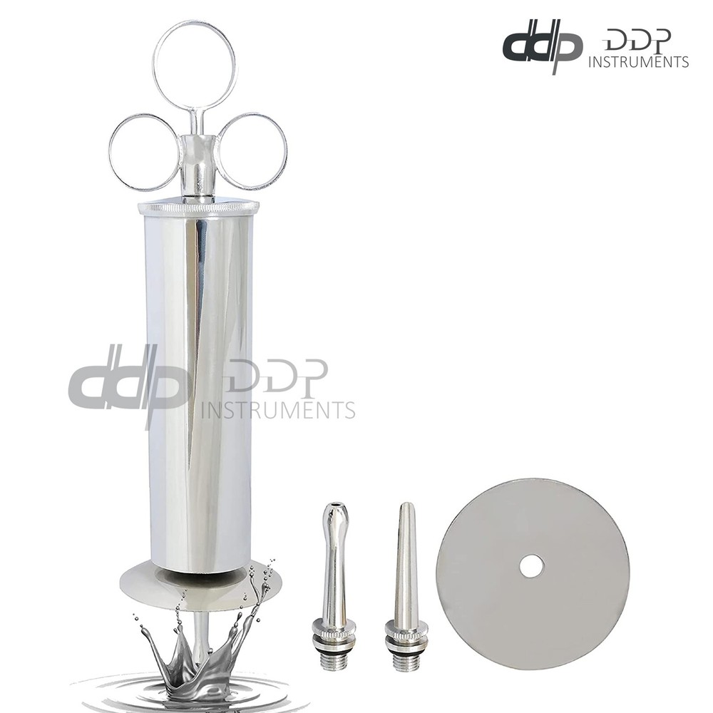 Metal EAR Syringe 2 oz Veterinary Surgical Instruments