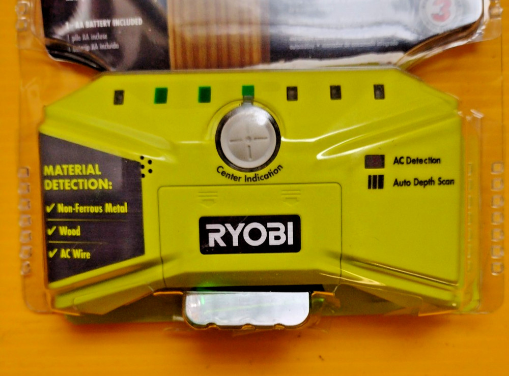 Ryobi ESF5000 Whole. Stud Detector with LED Indicator