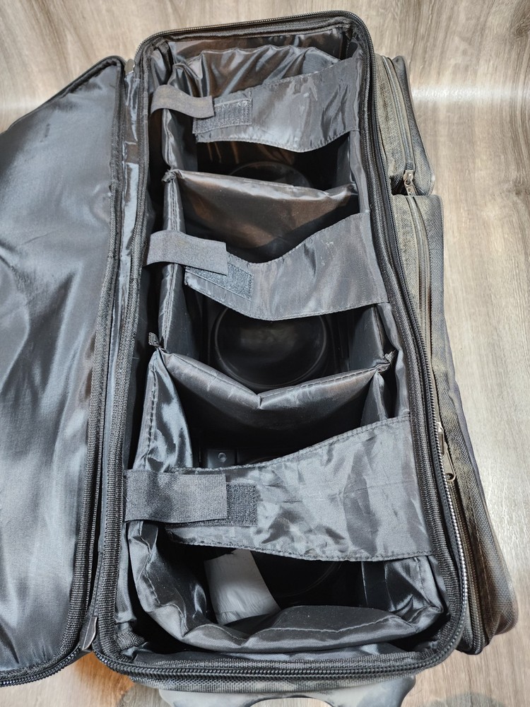 Brunswick Punisher 3 Ball Triple Roller Blue Bowling Bag