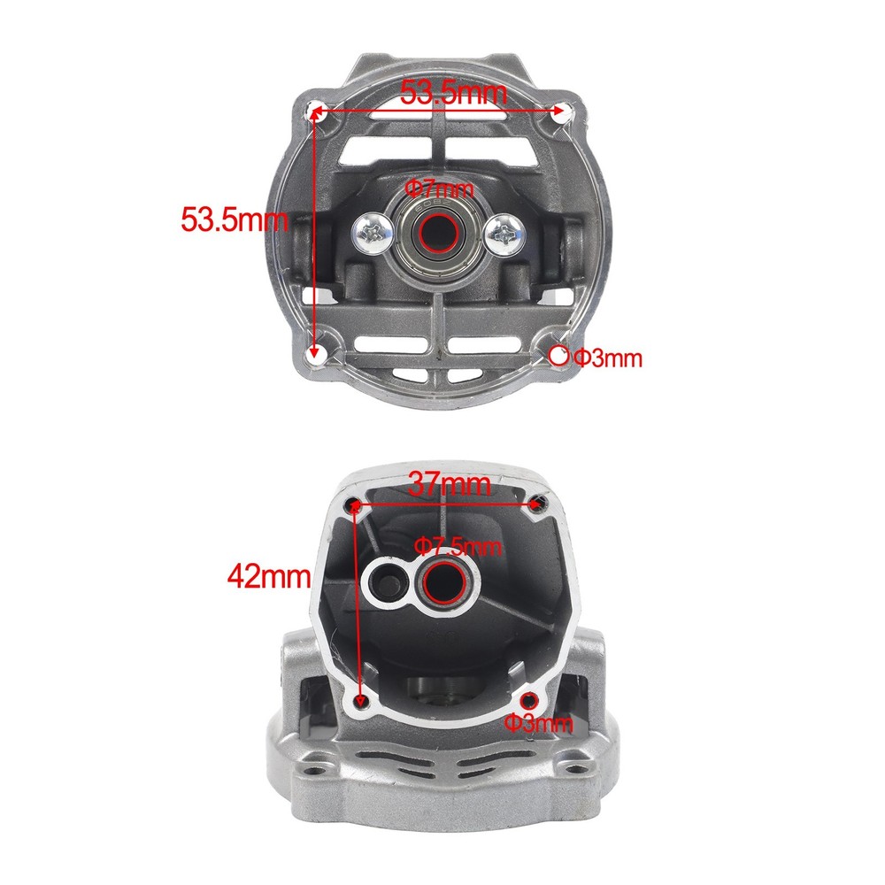 100mm Brushless Angle Grinder Head Shell Housing with Mounting Hole Pattern