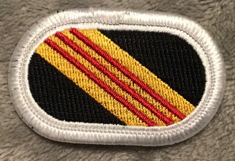 US Army 5th Special Forces Group Green Beret Flash & Oval Patch Set Insignia V2