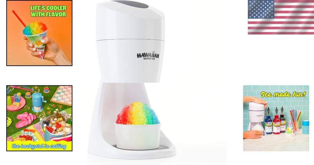 Electric Snow Cone Machine, 2 Ice Molds, 1yr , Kitchen Tool