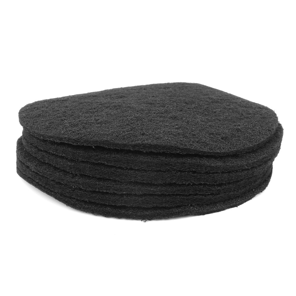 Charcoal Filter Replacements Kitchen Compost Bin Round 6.7inch 1cm Thick 6 Pcs