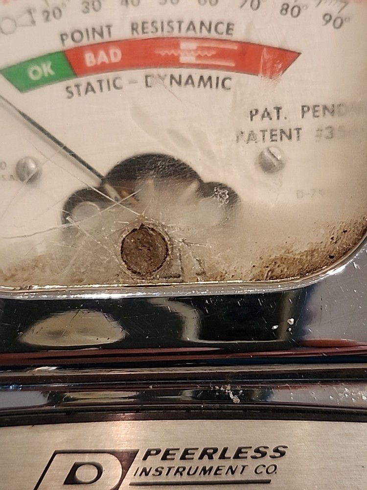 Vintage Peerless Dwell Tach Primary Analyzer Model 455