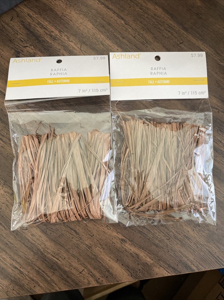Ashland Fall Raffia Lot Of 2