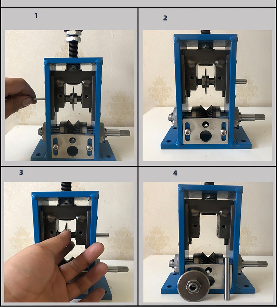 Waste Wire Stripping Machine 1-20MM Adjustable Manual Wire Cable Stripper Peeler