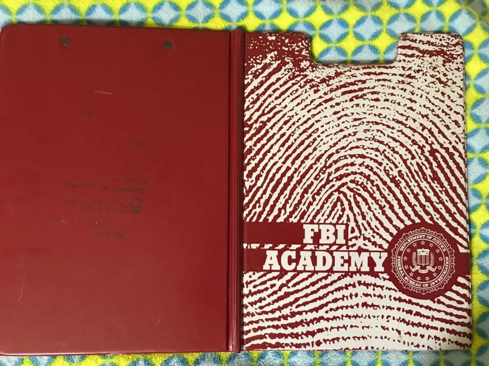 FBI NATIONAL ACADEMY Clipboard Notebook