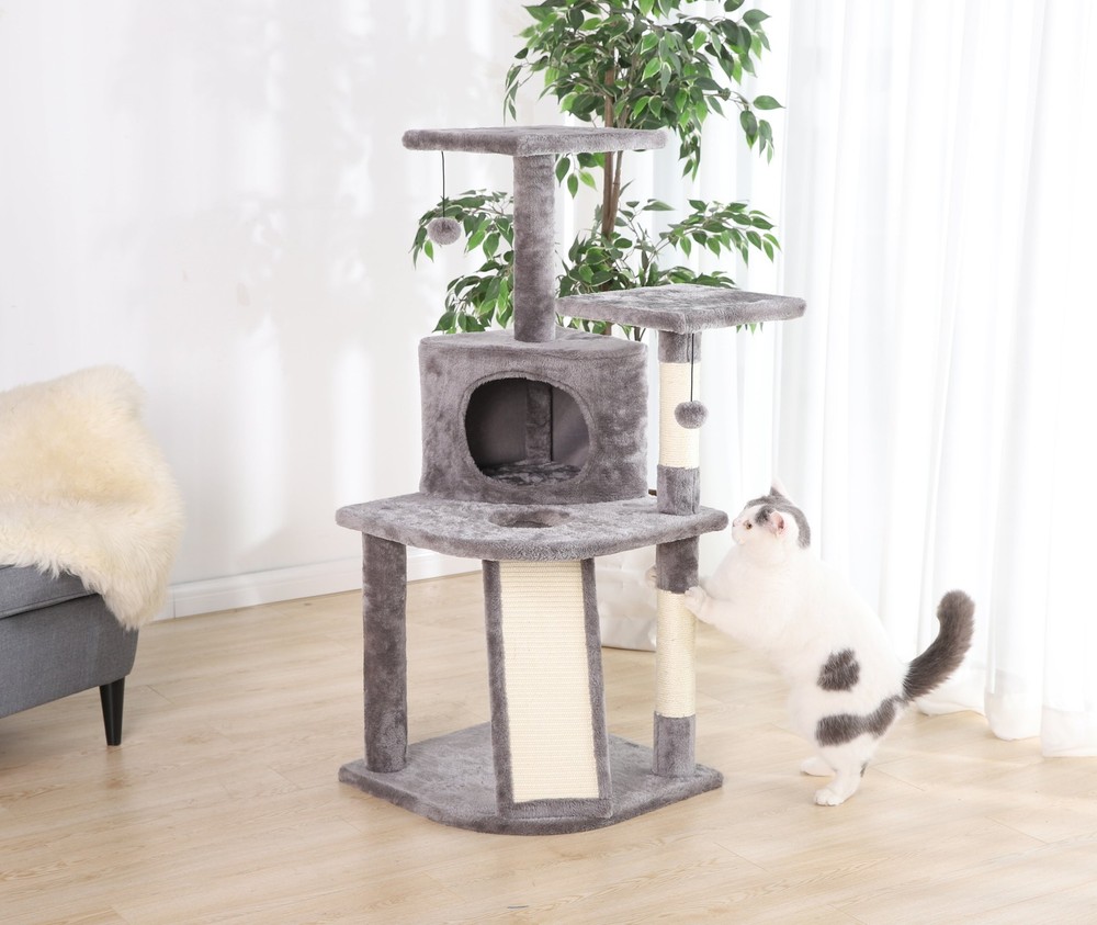 5-Level Multi-Functional Cat Tree Tower Activity Center Playing House Condo 45"