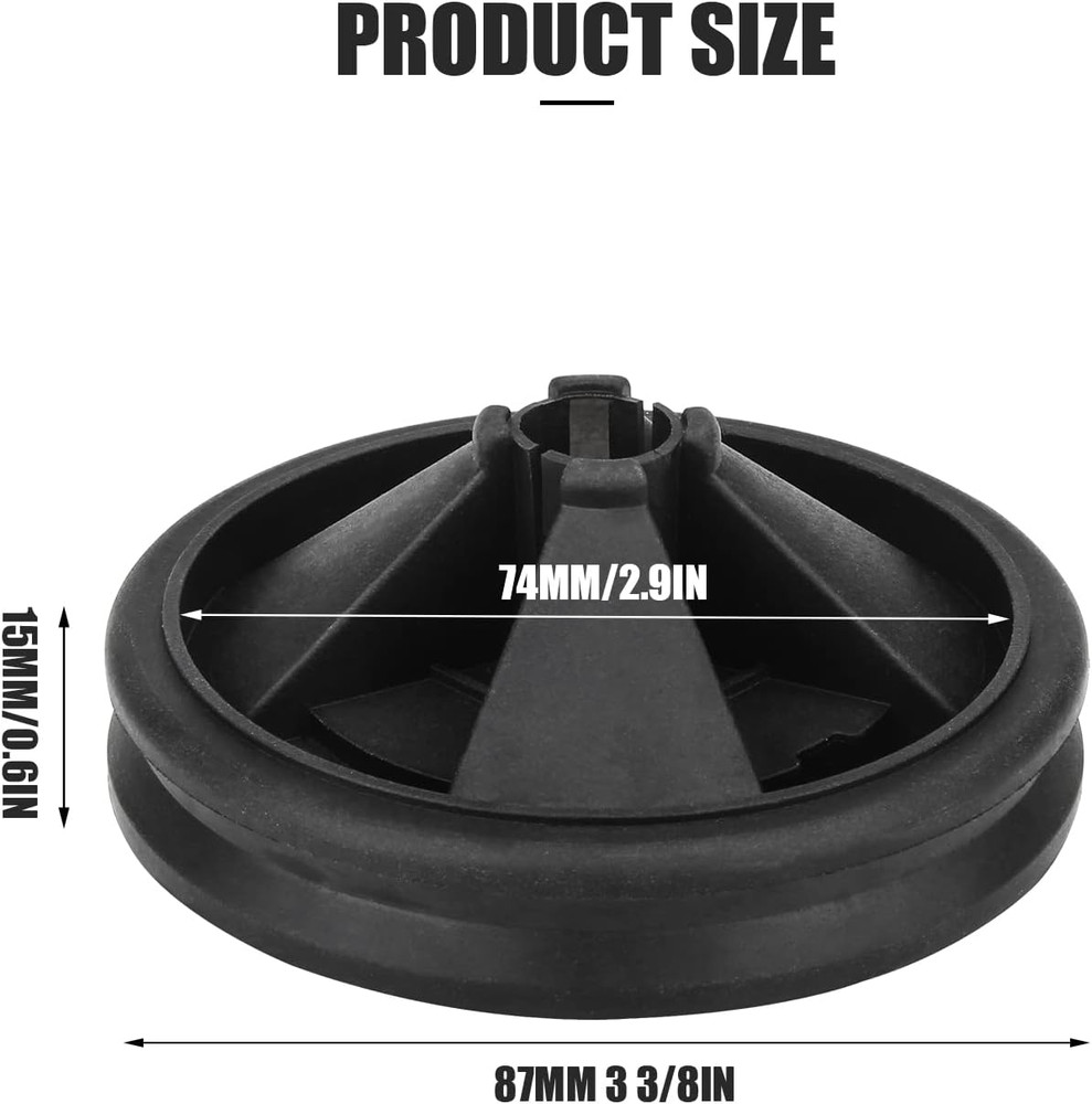 Garbage Disposal Splash Guards, 3 3/8" EPDM Rubber Drain Insert for Insinkerator