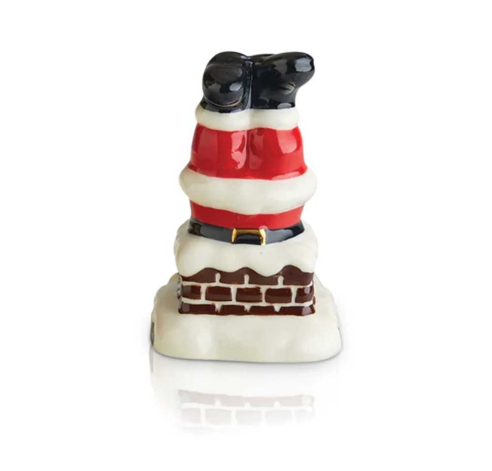 Nora Fleming Down the Chimney Mini A256 – Christmas Fireplace Decor