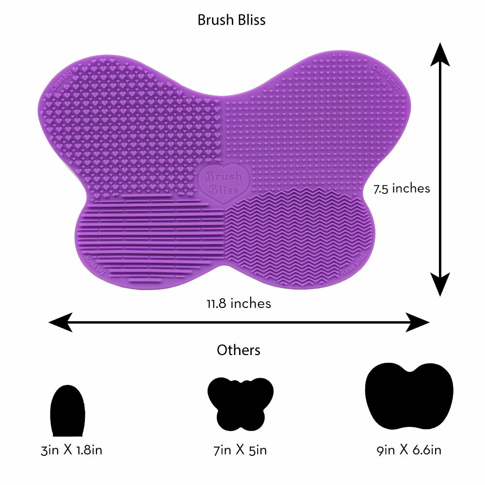 Blenderelle Blender Sponge Case, Makeup Brush Cleaning Mat, Makeup Sponge Bundle