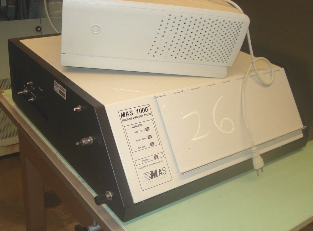 MAS Technologies 1000 Moisture Diffusion System Plastic Sheet Bag Test Computer