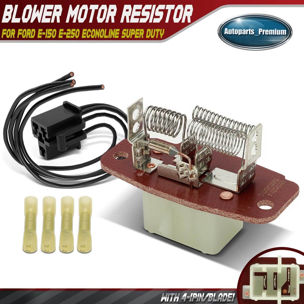 Heater Blower Motor Resistor for Ford E-150 E-250 Excursion Econoline Super Duty