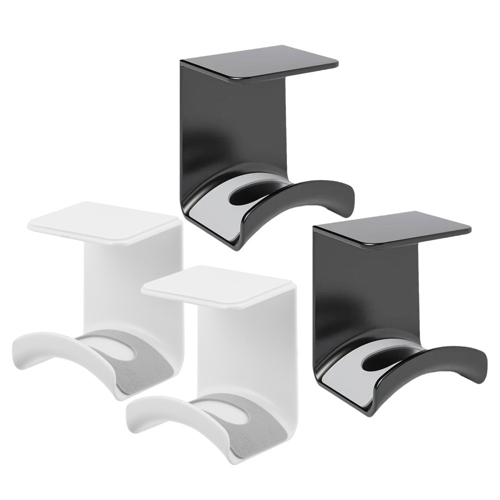 4 Pcs Under Desk Headphone Stand Classroom Accessories Wall Mount