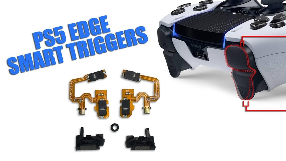 Smart Triggers PRO V1.1 - OMRON D2LS-21 Mouse Click for PS5 EDGE Controllers