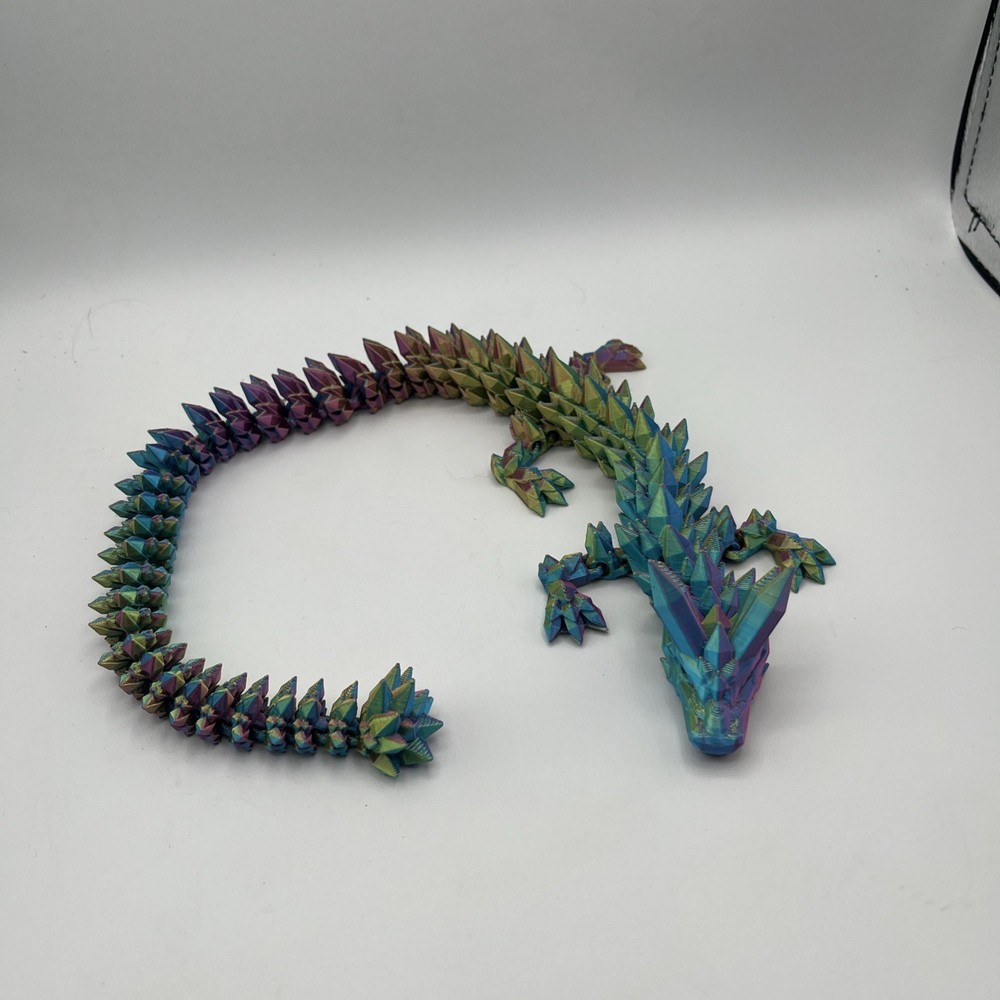 3-D Printed Color, Shifting Dragon